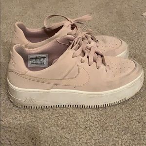 Pink Nike AF1 Sneakers